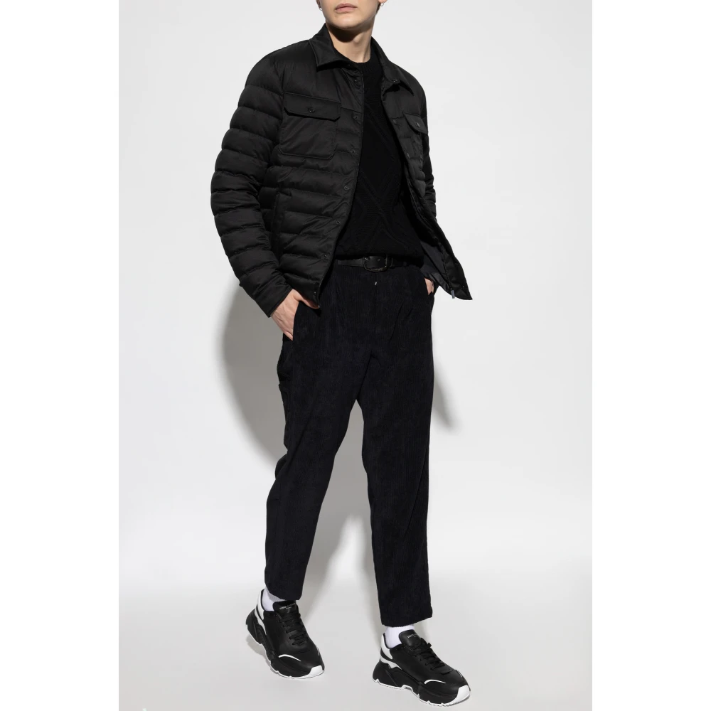 Dolce & Gabbana Jas met logo Black Heren