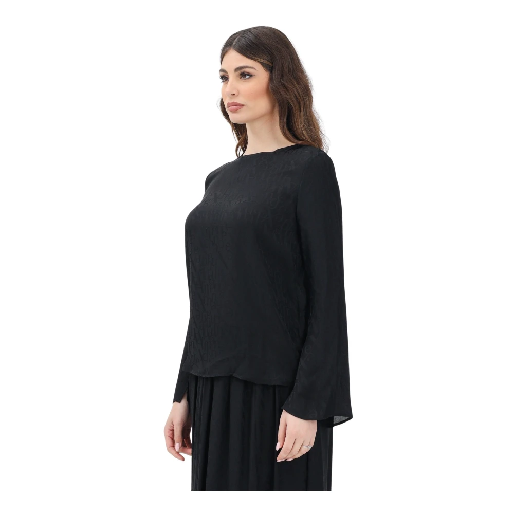 Armani Exchange Women's Black Blouse Spring Summer - Blouses - M - Blouses & Shirts