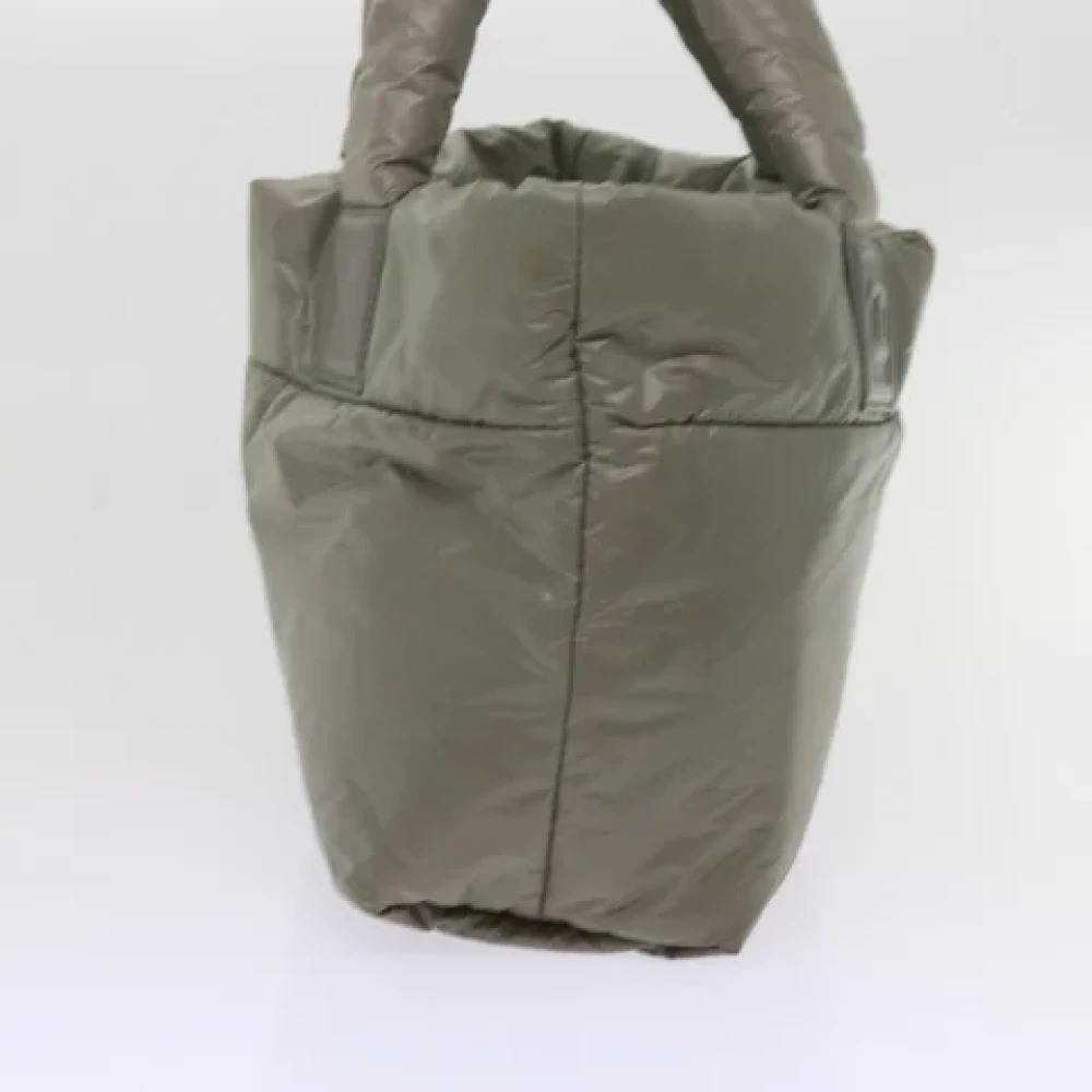 Chanel Vintage Pre-owned Nylon chanel-bags Gray Dames