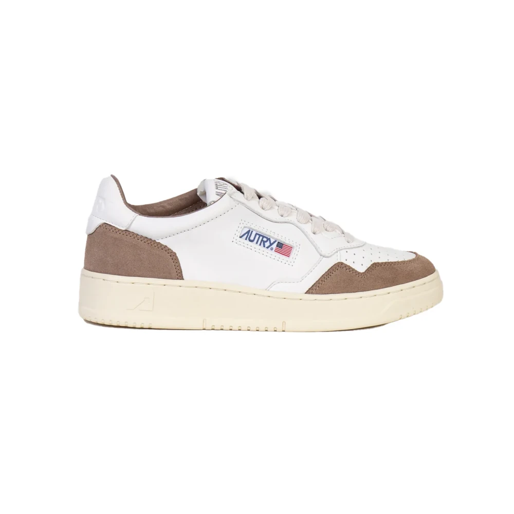 Autry White Sneakers, Male, 5 Uk, Medalist Low