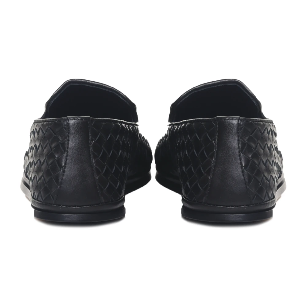 Bottega Veneta Zwarte Intrecciato Nappa Slipper Black Heren