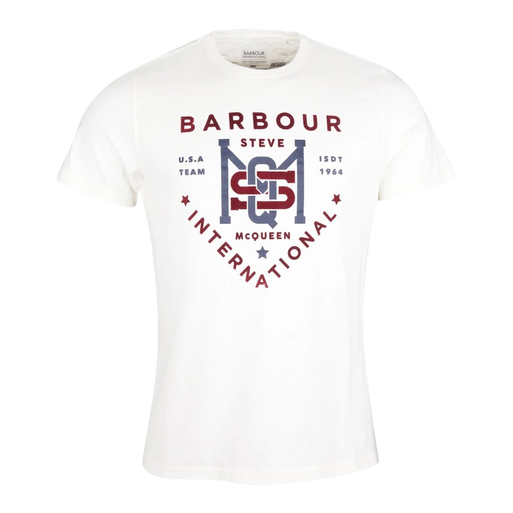 Barbour SMQ Jet T-Shirt Whisper White Heren