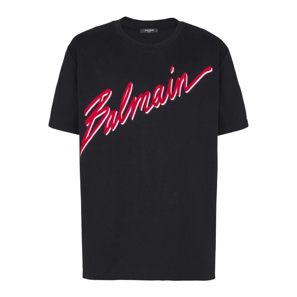 Balmain - Tops > T-Shirts - Black - Balmain - Modalova
