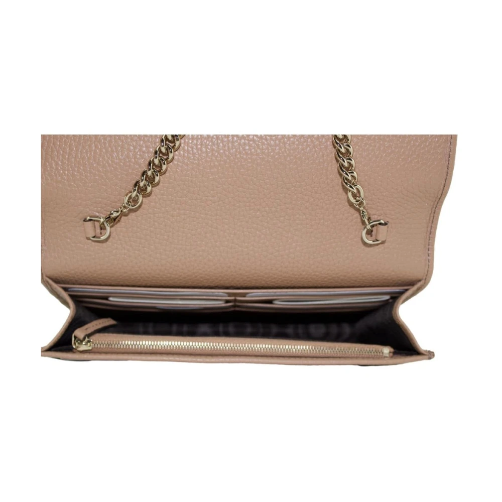 Gucci Soho Leather Wallet On Chain Clutch Crossbody Beige Dames