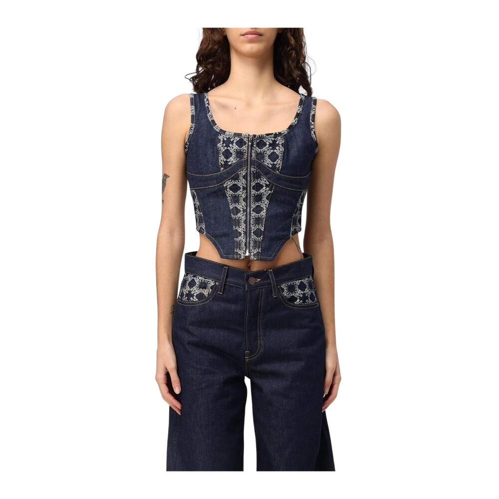 Tシャツ・カットソー AMIRI Women Tunic Tops DNBU1012INDIGO BLUE Women's Amiri T-Shirts - up to −77% | Stylight