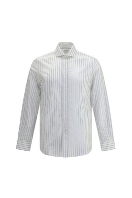 chemise-rayee-en-coton-avec-fermeture-a-bouton
