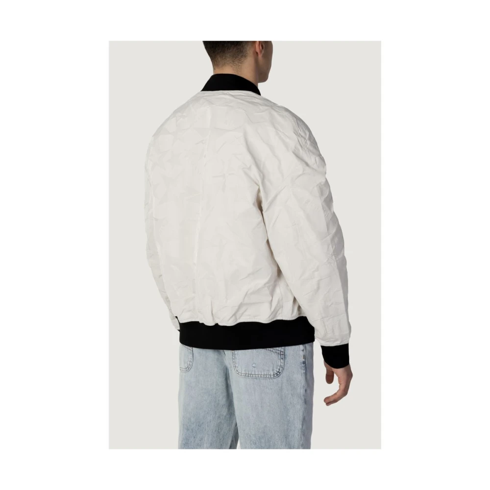 Armani Exchange Heren Lente Zomer Polyester Jas Beige Heren
