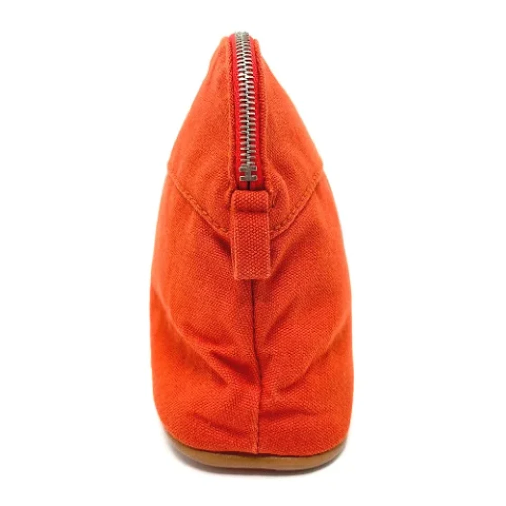 Hermès Vintage Pre-owned Cotton pouches Orange Dames