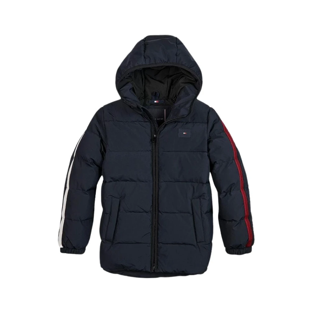 Tommy Hilfiger Lång Pufferjacka Blue, Unisex