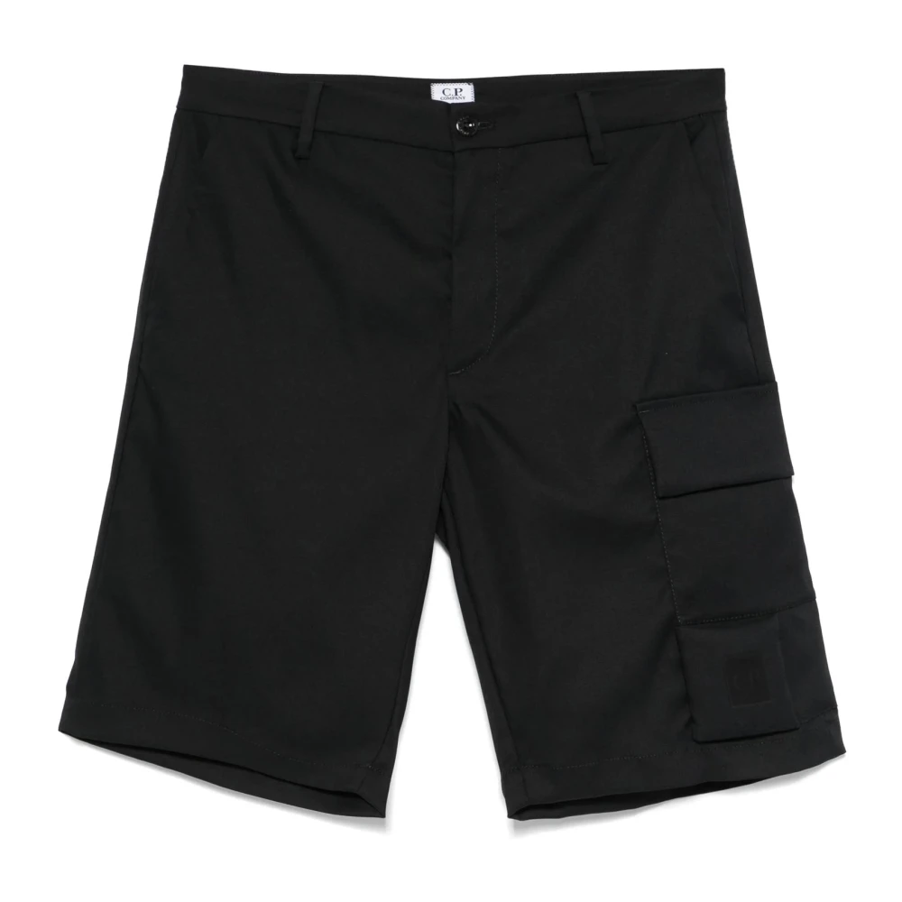 C.P. Company Zwarte Cargo Shorts Regular Fit Black Heren