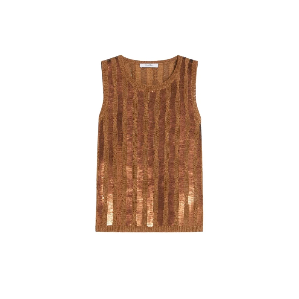Tops > Sleeveless Tops - - Max Mara - Modalova