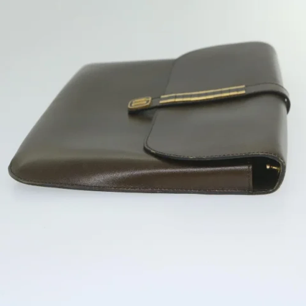 Dior Vintage Pre-owned Leather dior-bags Brown Dames