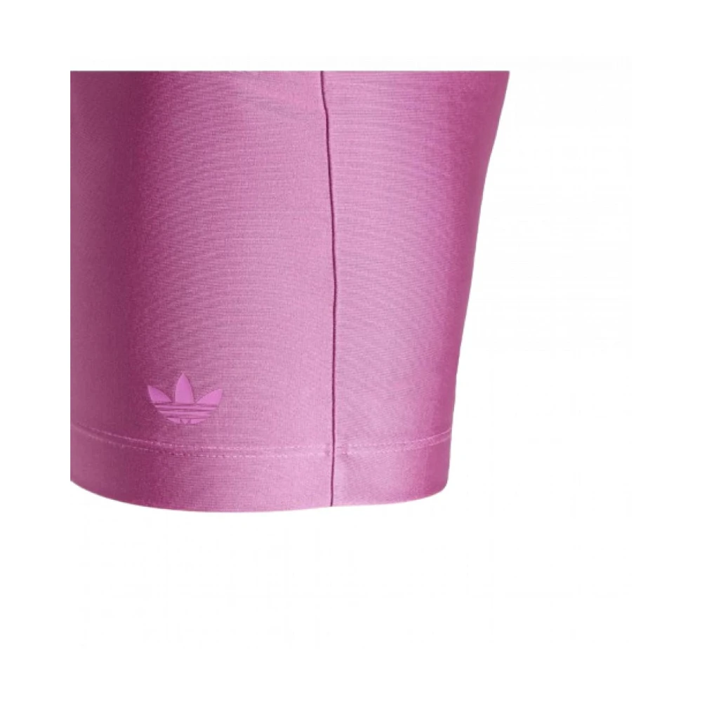 adidas Originals Polyester Gebreide Shorts Purple Dames