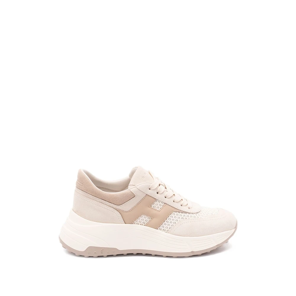 Hogan Women's Beige Sneakers, 6 Uk, H669 Trainers