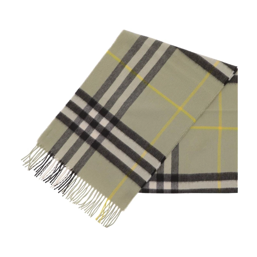 Burberry Iconische Check Cashmere Sjaal Multicolor Heren