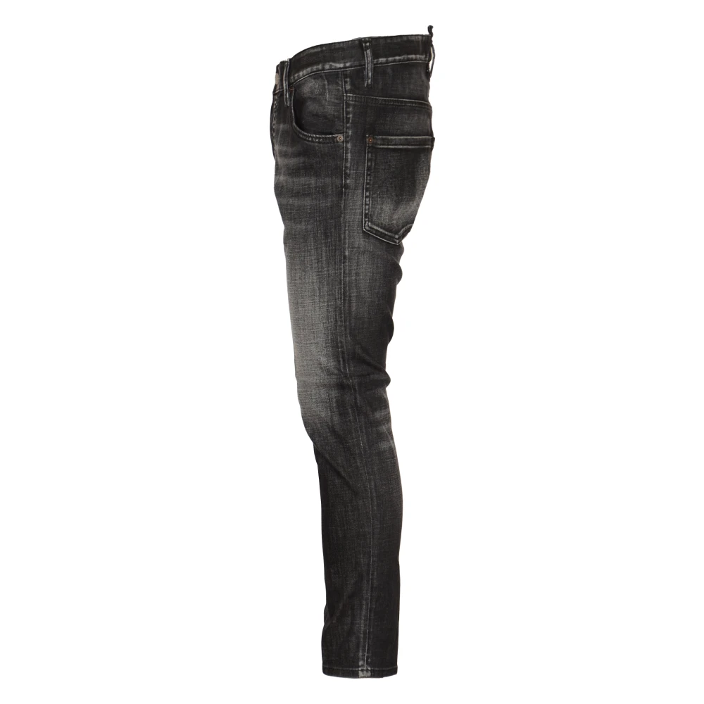 Dsquared2 Zwarte Skater Jeans Black Heren