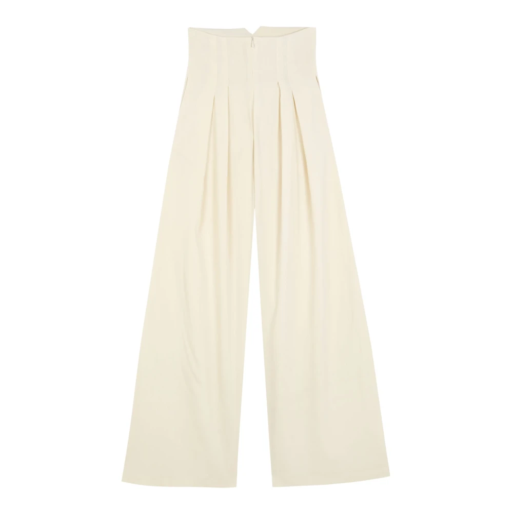 Cortana Beige Wide Trousers, Female, 2XS, Soto Wide Trousers