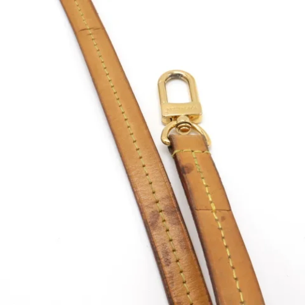 Louis Vuitton Vintage Pre-owned Plastic handbags Beige Dames