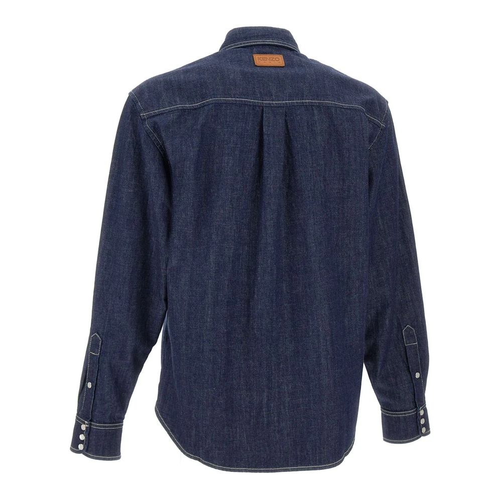 Kenzo Paris Heren Overhemden Blue Dames