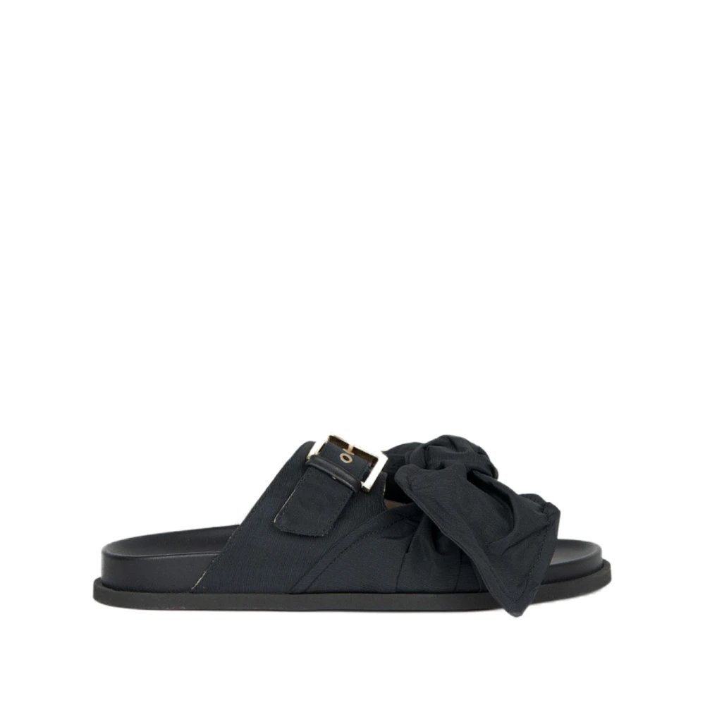 N21 Women's Black Sliders, 8 Uk, Stylish Slides For Everyday Wear