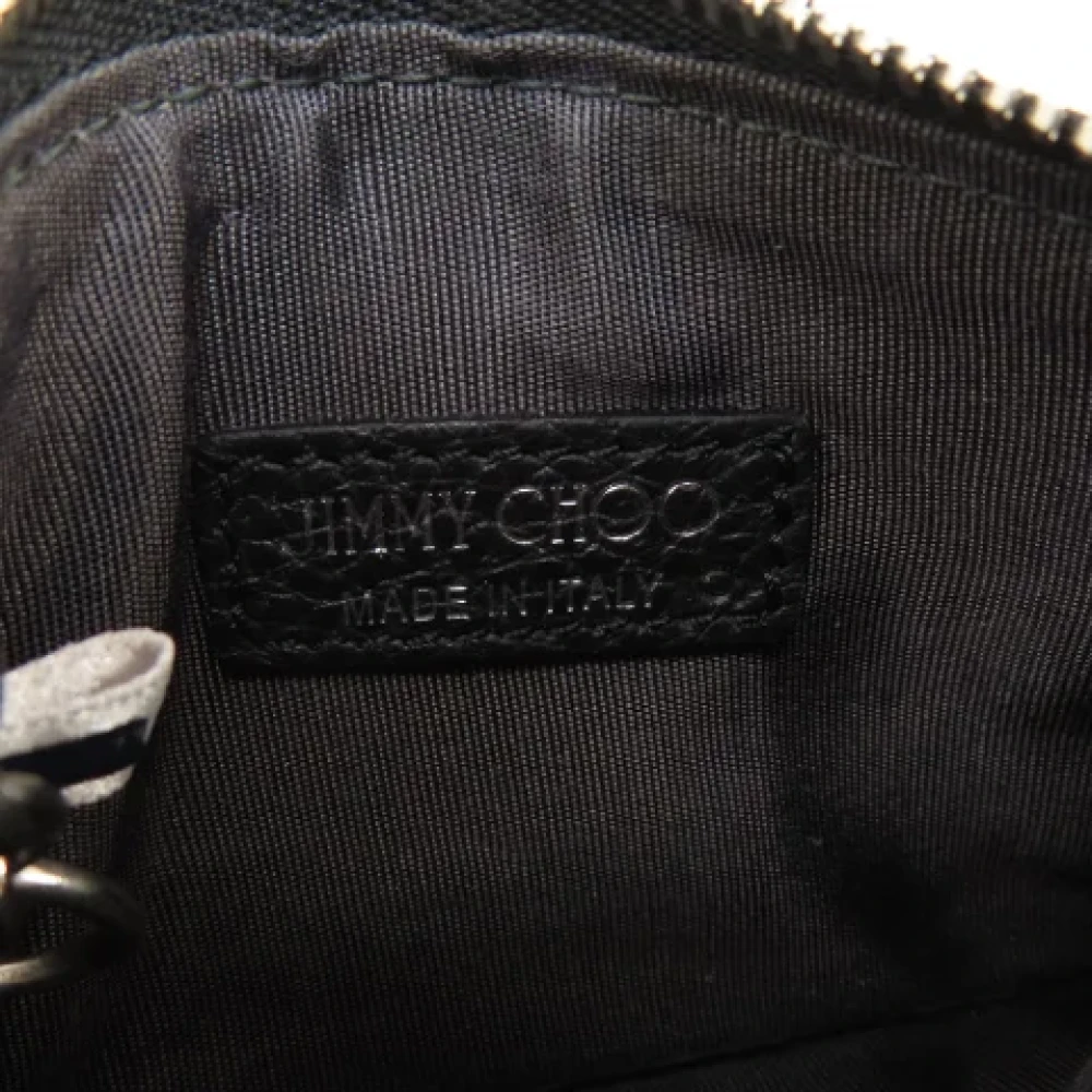 Jimmy Choo Pre-owned Leather wallets Black Dames