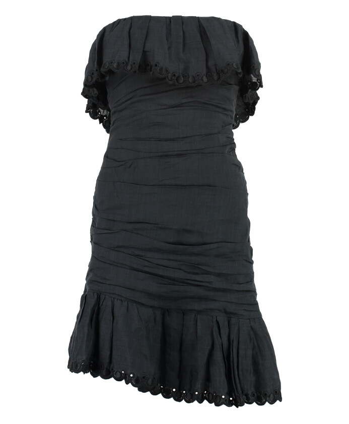 off-shoulder-dress-with-ruffles
