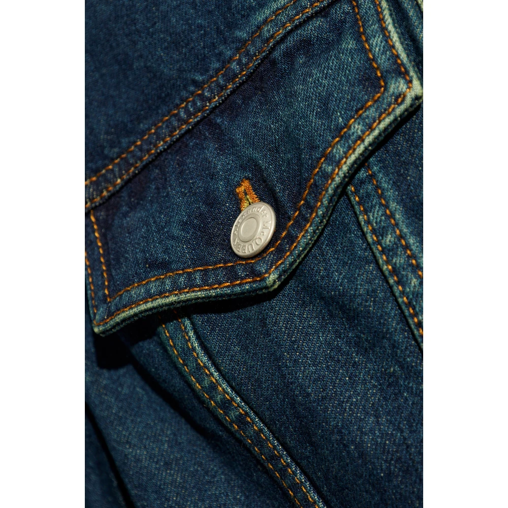 alexander mcqueen Denim jas Blue Dames