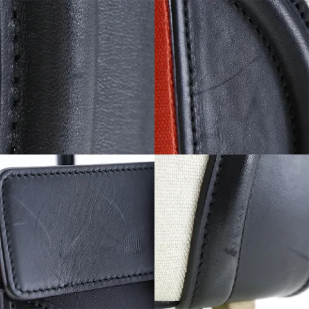 Celine Vintage Pre-owned Leather handbags Black Dames