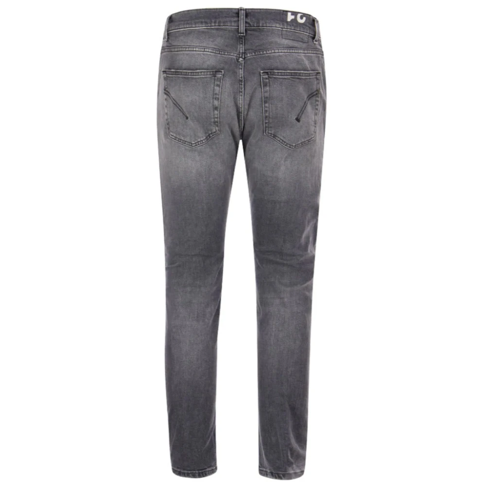 Dondup Grijze Dian Jeans met Versleten Voorkant Gray Dames