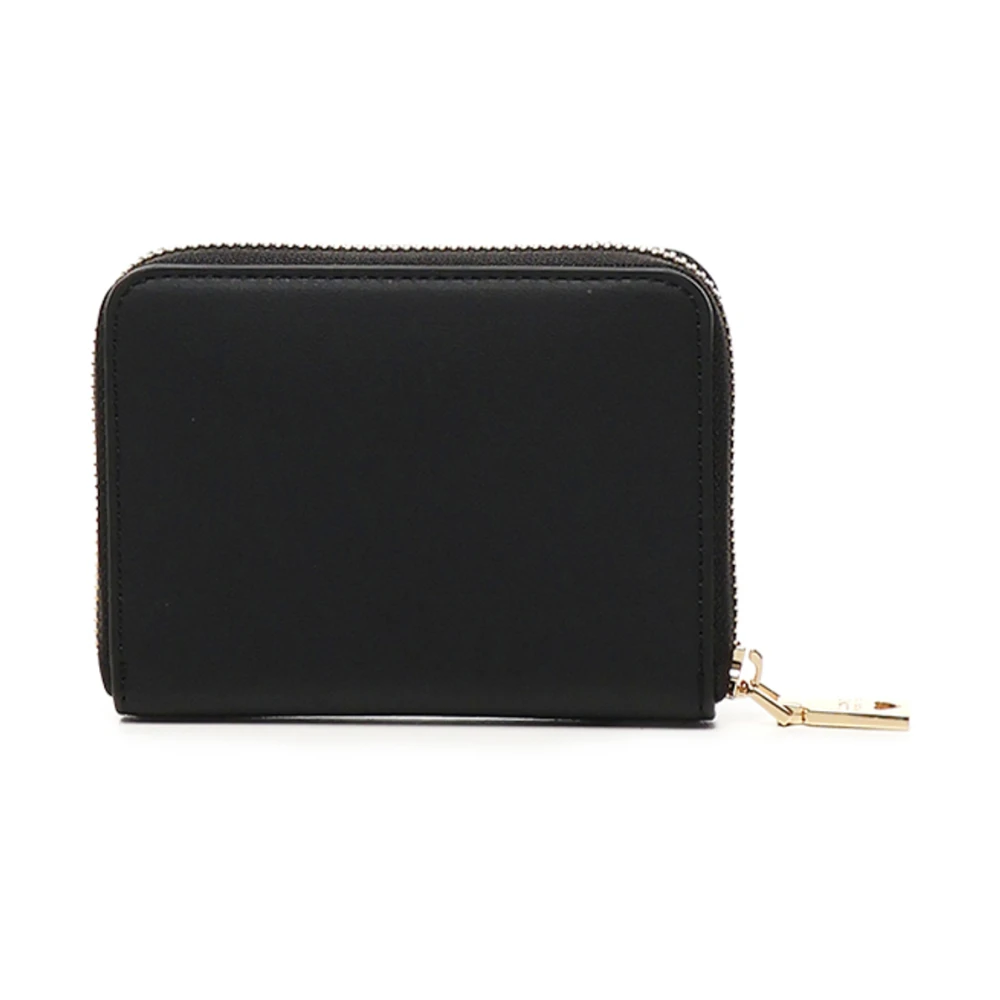 Love Moschino Zwarte Portemonnee met Logobedrukking Black Dames