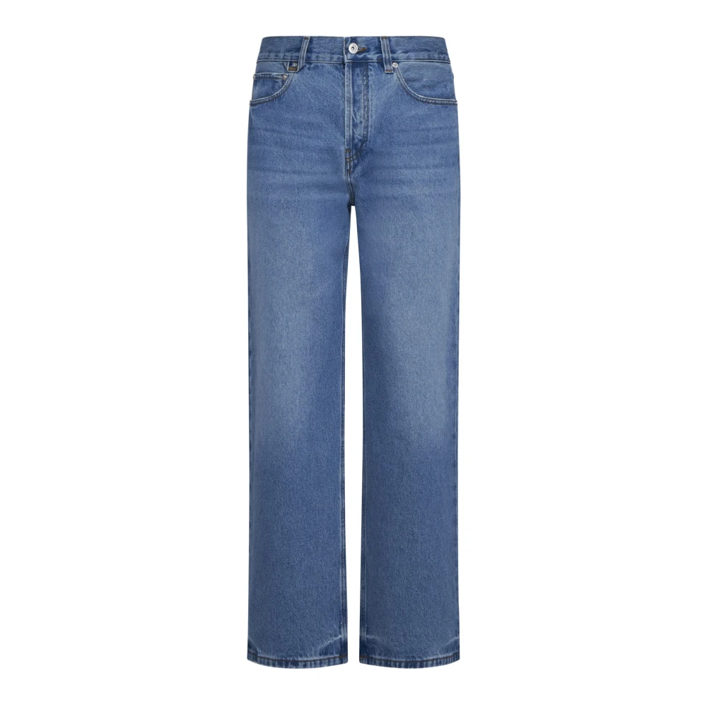 Jacquemus Blauwe Denim Straight Leg Jeans Blue Heren