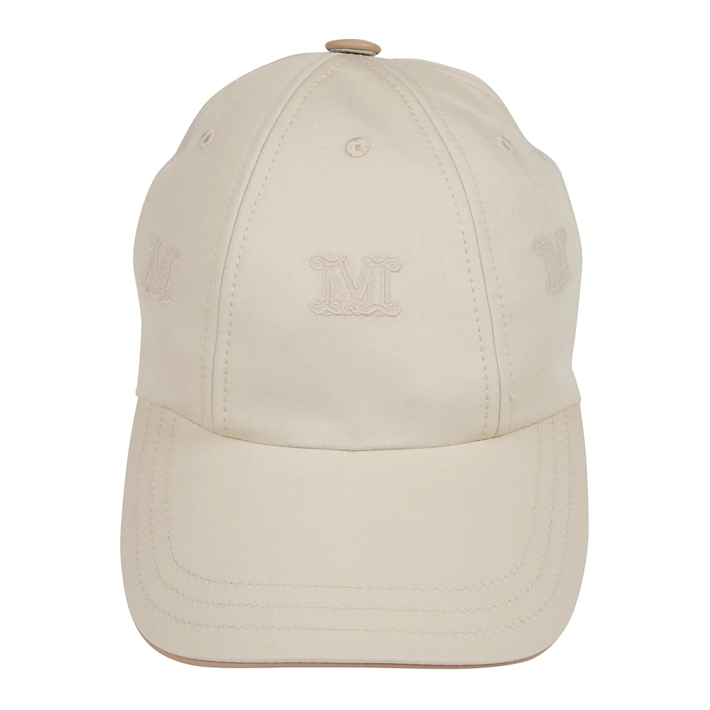 Max Mara Baseball Cap voor een stijlvolle uitstraling Beige Dames