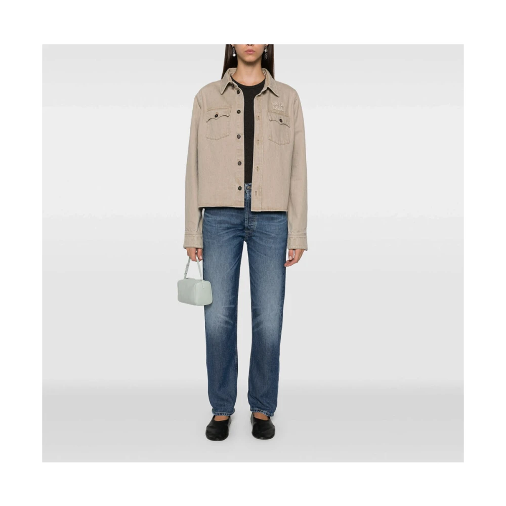 Dondup Icon Jeans Regular Fit Lyocell Polyester Blue Dames