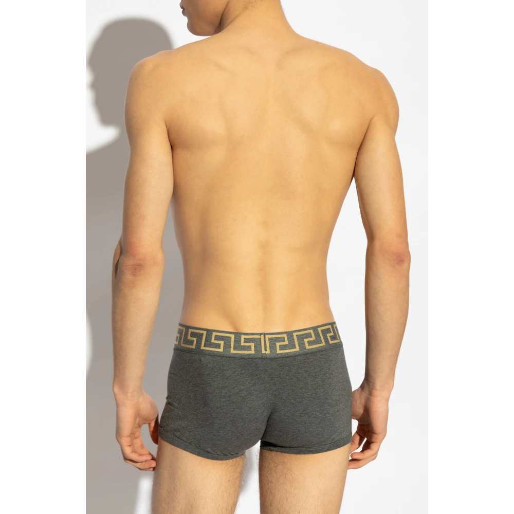 Versace Katoenen boxershorts Gray Heren