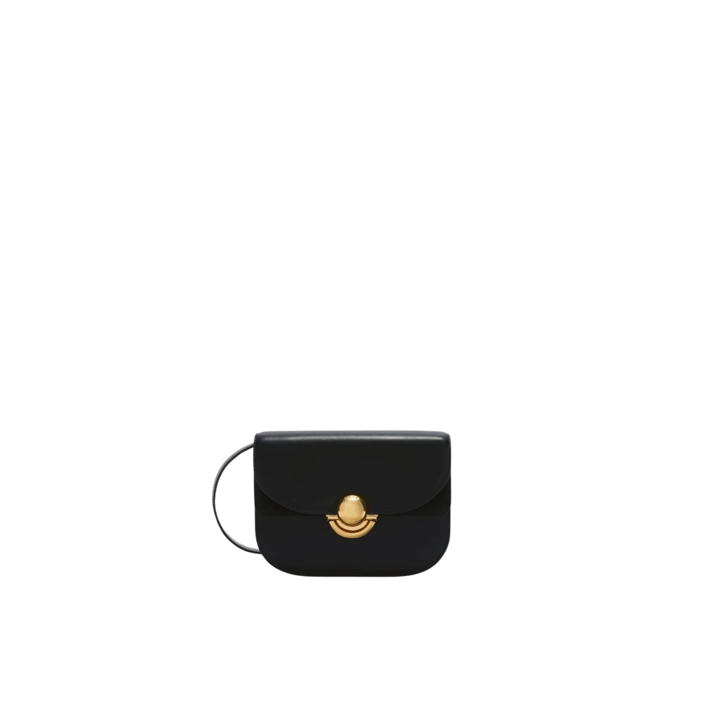 Furla Vrouw Zwart Tassen Dames, One Size, Leer, Sfera Mini Crossbody