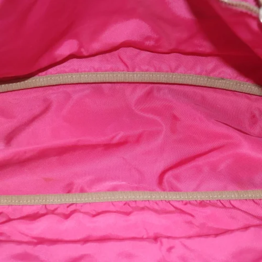 Prada Vintage Pre-owned Fabric shoulder-bags Pink Dames