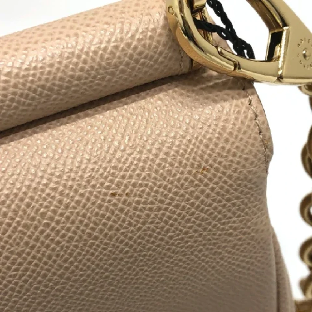 Dolce & Gabbana Pre-owned Leather shoulder-bags Beige Dames
