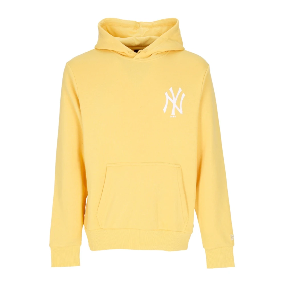 New Era MLB League Essential Hoodie Gul Yellow, Herr