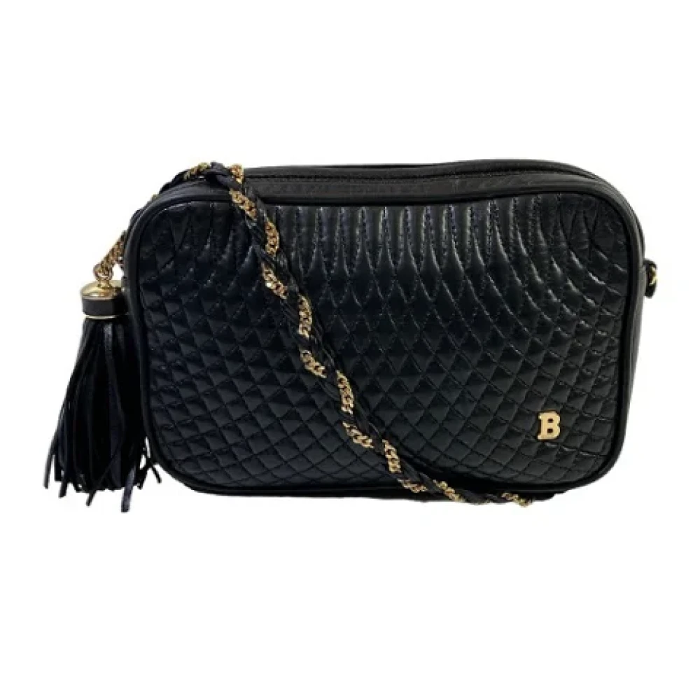 Bally Pre-owned Leather crossbody-bags Black Dames