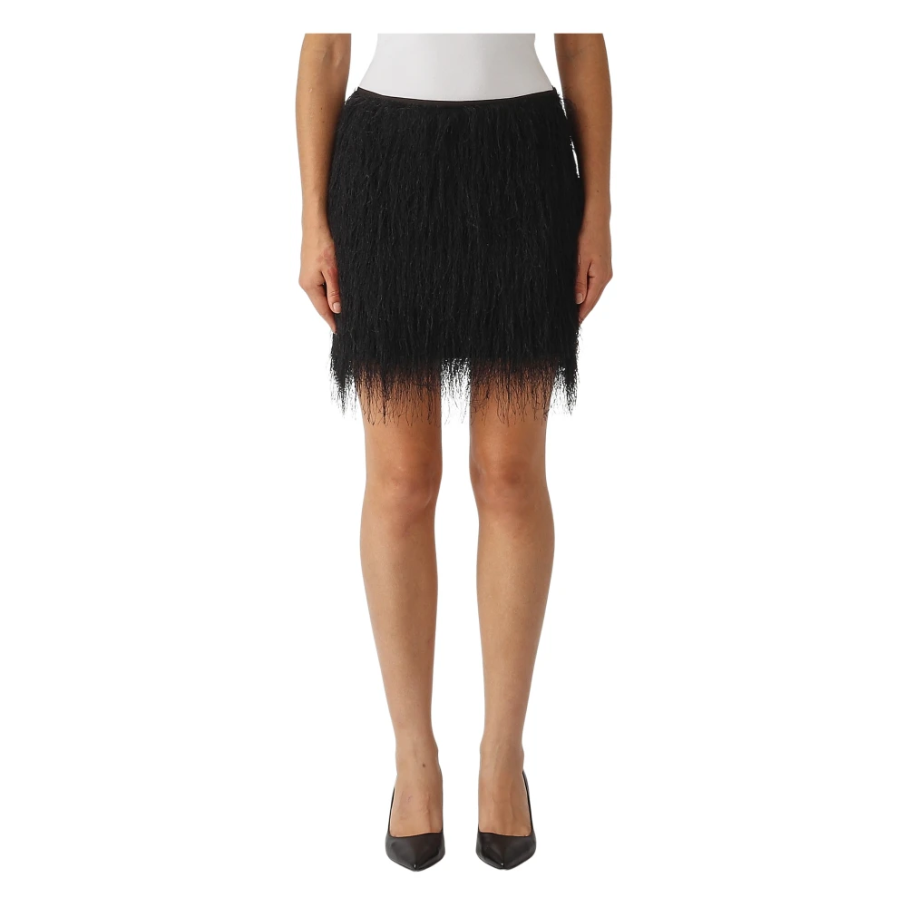 Twinset Donna Nero Gonne, M, New,