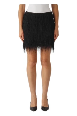 Fringed Mini Skirt