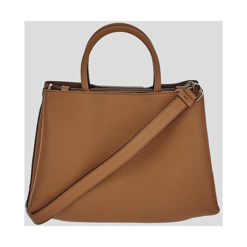 TOD'S Tijdloze Leren Tas Brown Dames