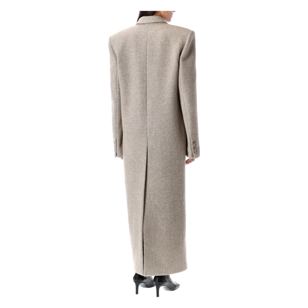 Magda Butrym Beige wol-kasjmier lange klassieke jas Beige Dames
