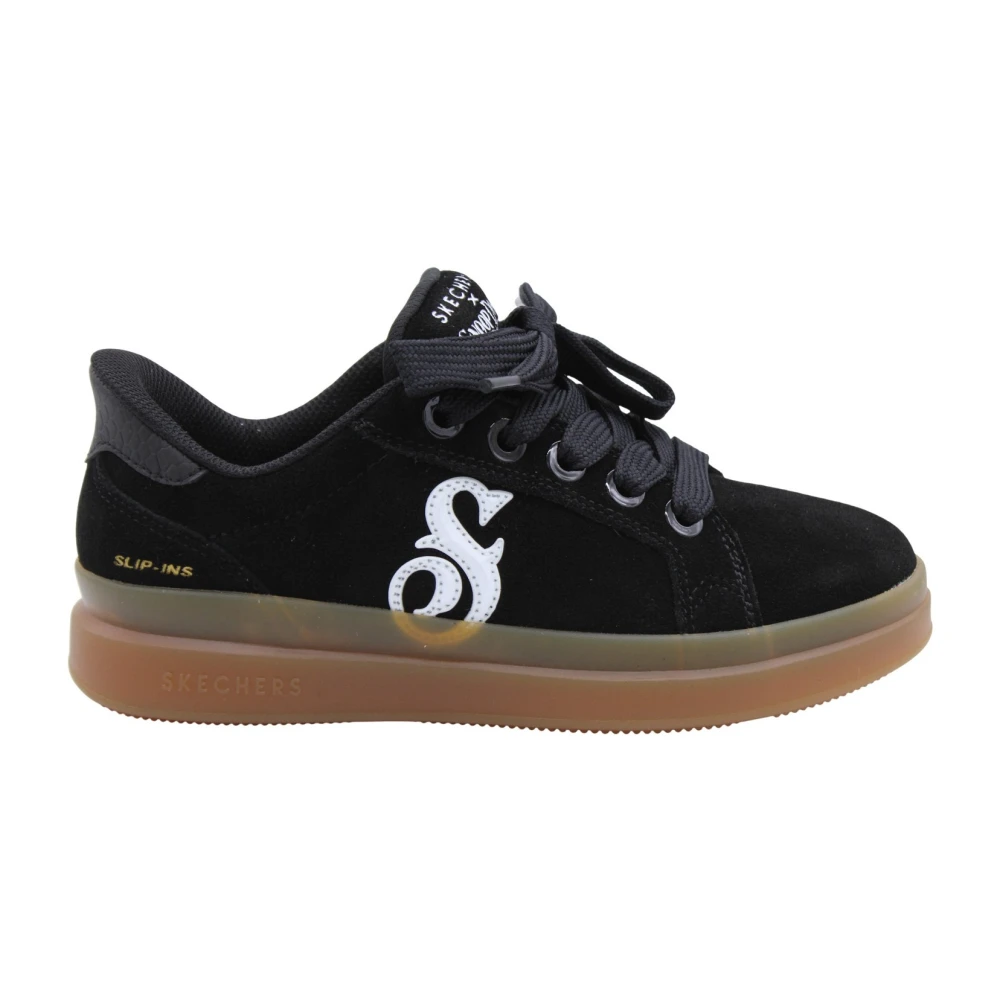 Skechers Women's Black Sneakers, 7 Uk, Playtime