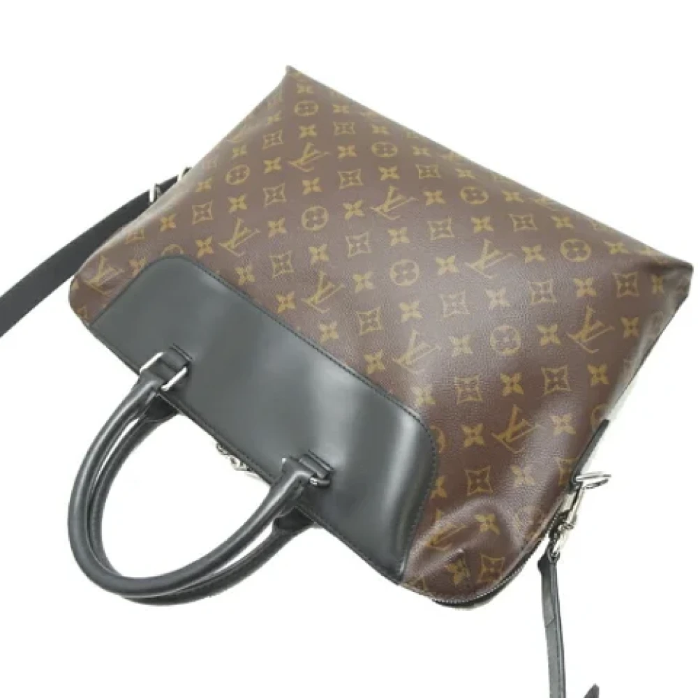 Louis Vuitton Vintage Pre-owned Fabric louis-vuitton-bags Black Heren