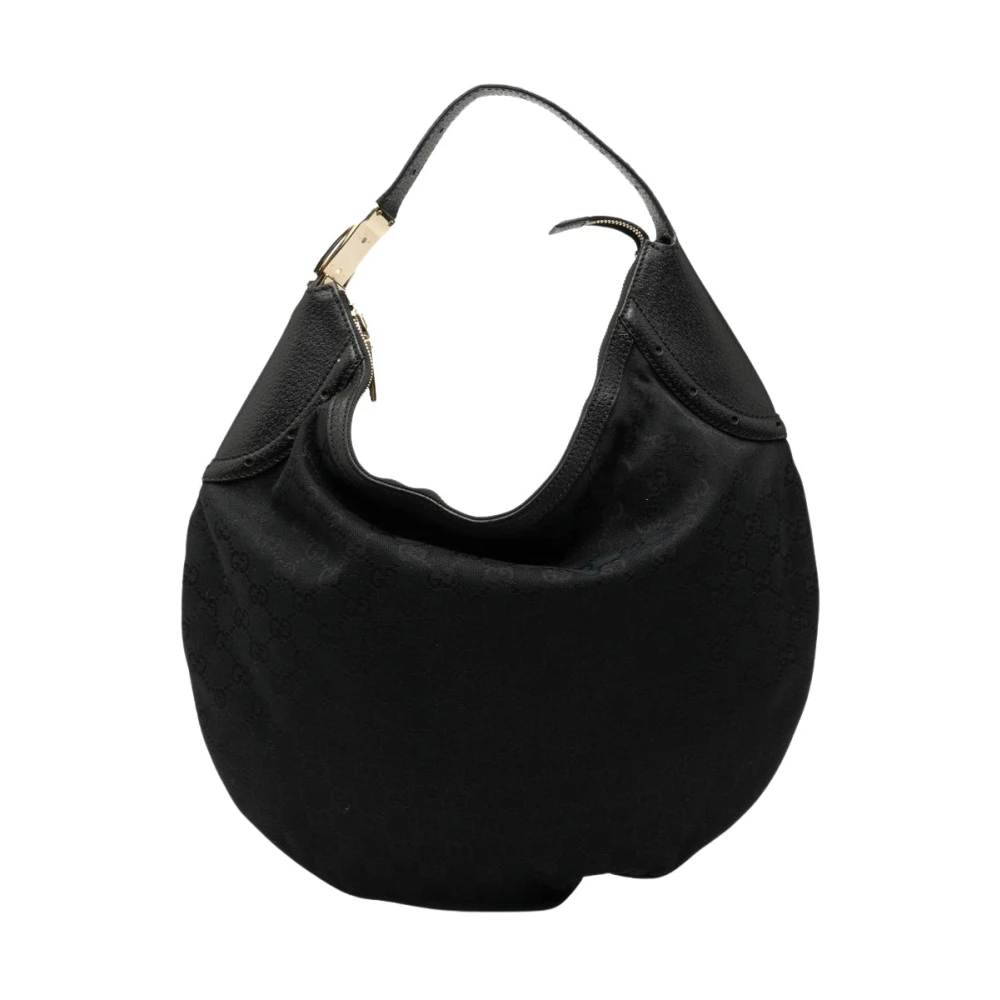 Gucci Vintage Women's Black Pre-Owned Hobo Bag