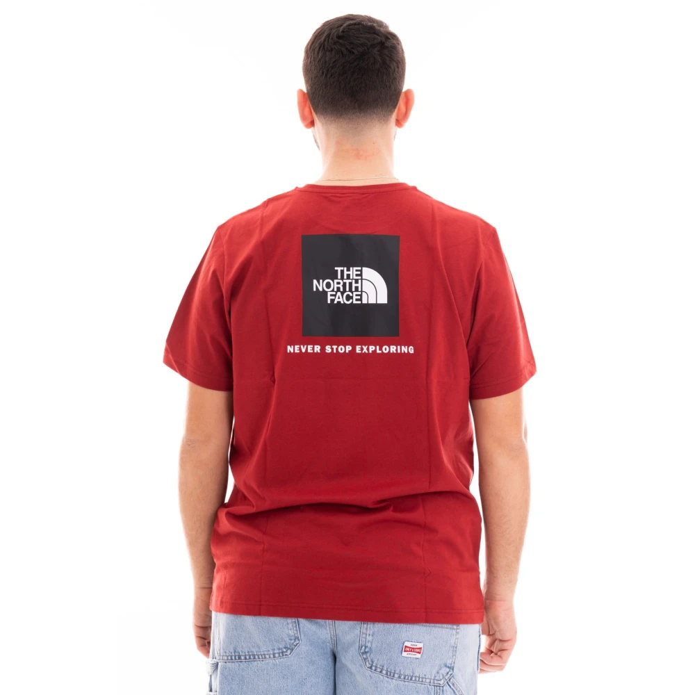 The North Face Redbox Korte Mouw T-shirt Mannen Red Heren