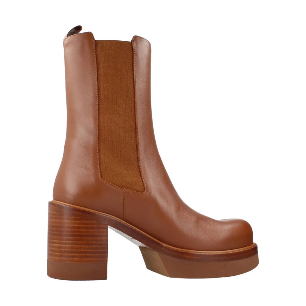 Paloma Barceló Heeled Boots Brown Dames