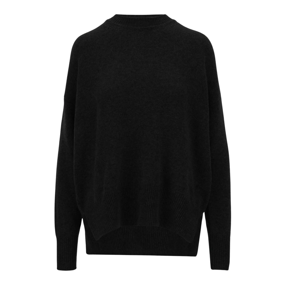 Jil Sander Black Cashmere Knitwear, Female, M, Crew Neck Jumper