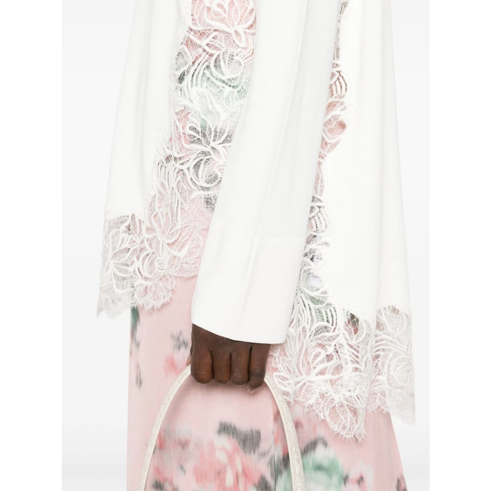 Ermanno Scervino Witte Sweater Collectie White Dames